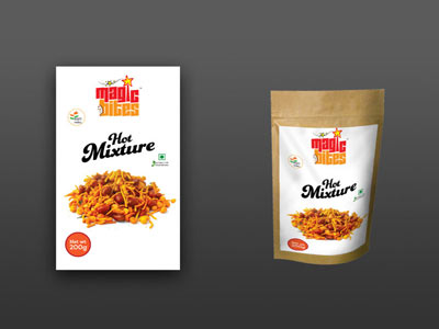 mixture label design